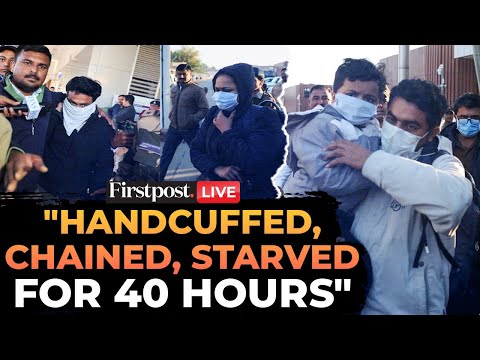 US Mass Deportation LIVE: Illegal Indian Immigrants Deported from US in Handcuffs and Chains | N18G