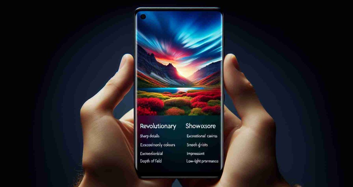 An HD photo showcasing the results of the revolutionary photography capabilities of a modern, cutting-edge smartphone. This showcase consists of a stunning landscape with sharp details, vibrant colours, exceptional depth of field, smooth gradients, and impressive low-light performance.